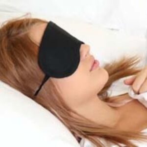 Masque en soie noir